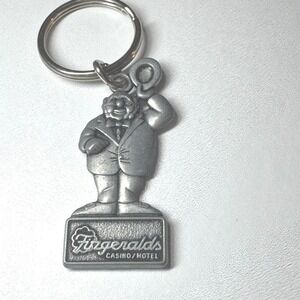 Vintage Fitzgeralds Mr. O'Lucky Casino Keychain Las Vegas Reno